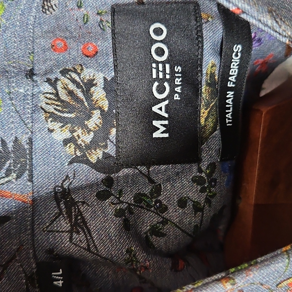 Men's Multicolor MACEOO Floral Button Down Shirt - Picture 6 of 8